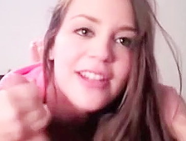 Amateur teen 18+ Sucking And Fucking In POV Video