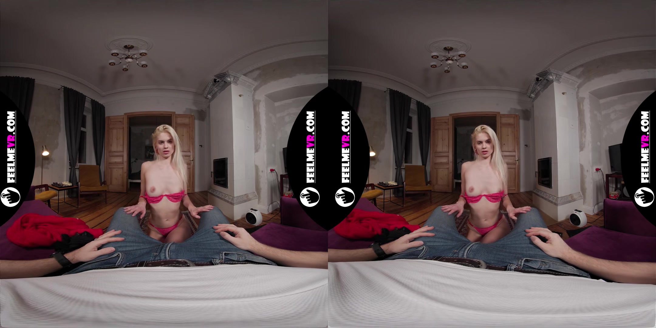 Amelia's Romantic Striptease In 8k Vr