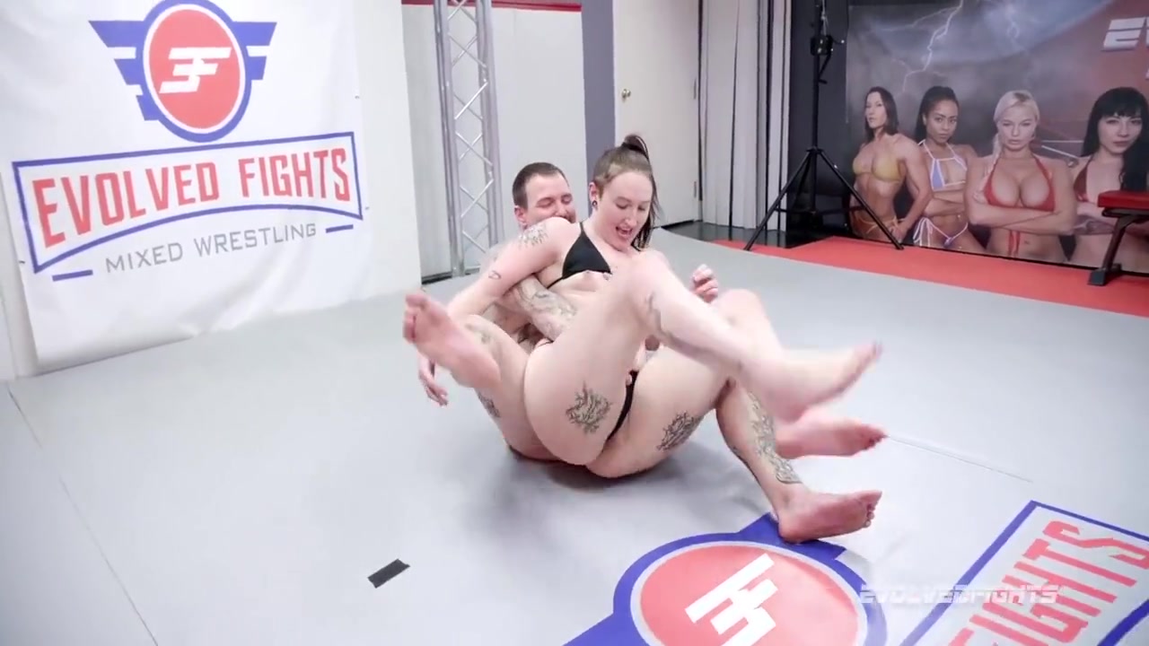Manhandles On The Mat Facefucks Her And Pounds Her Pussy With Justanicecock
