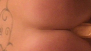 POV anal dildo