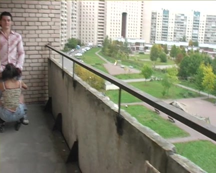 A youthful hotty on roller skates drilled for all to watch
