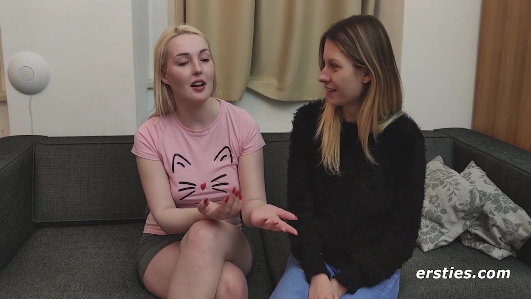 Hot Lesbian Friends Enjoy Sexy Fun Together