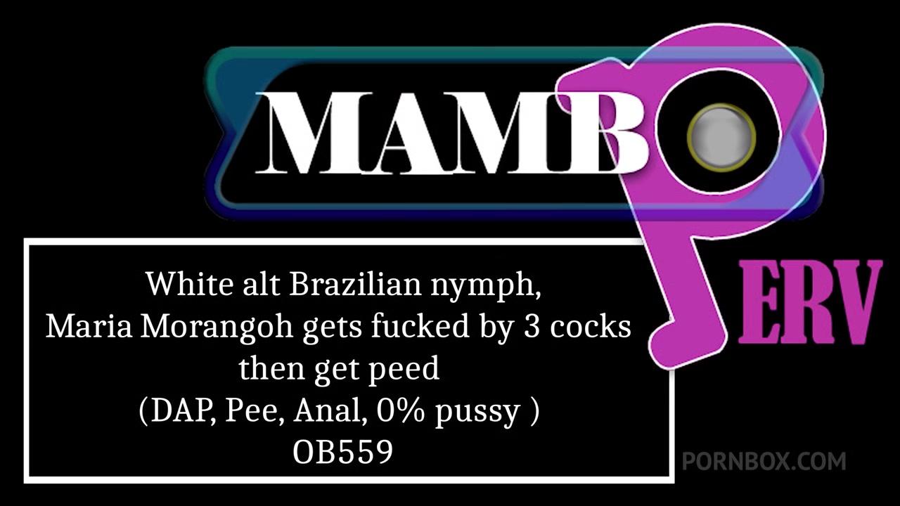 White Alt Brazilian Nymph, Maria Morangoh Gets Fucked By 3 Cocks