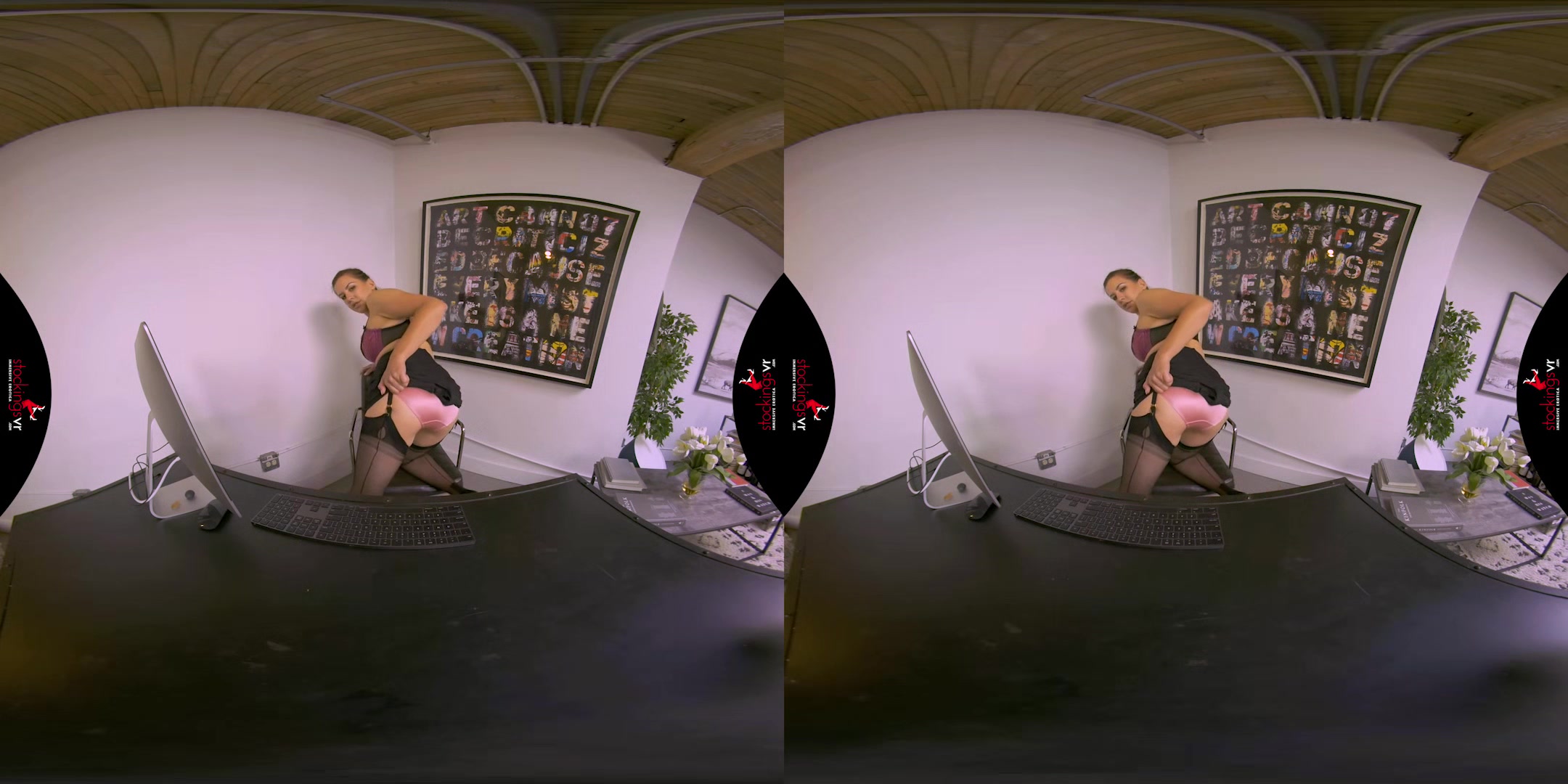 You have been busted peeking starring Tindra Frost