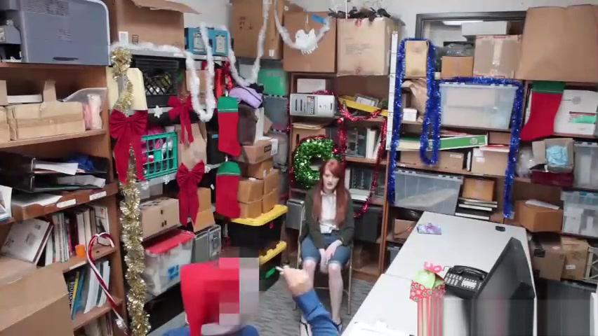 Officer fucks redhead teen 18+ for stealing