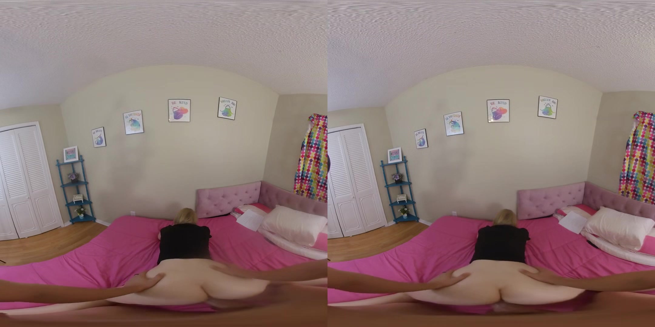 Quizzing Stepsister for Test - Blonde Teen Blowjob POV Hardcore