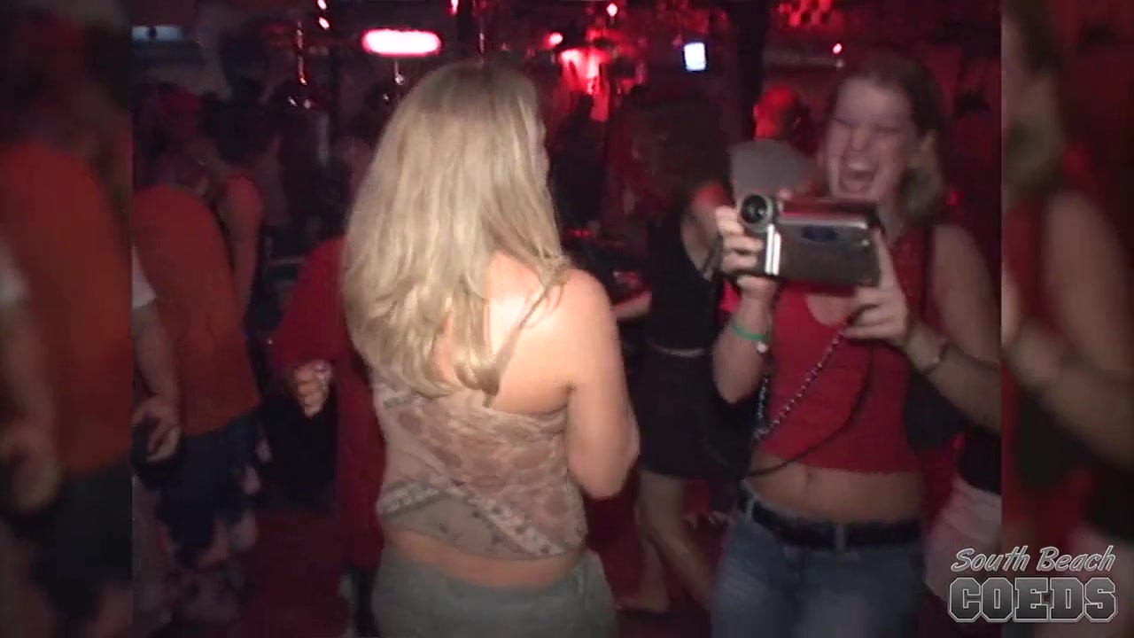 Tons of Coeds Flashing for Beads at our Foam Party - SouthBeachCoeds