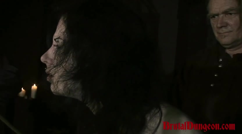 Witch Loredana Endures BDSM Gang Bang & Clothespins Breast Torment