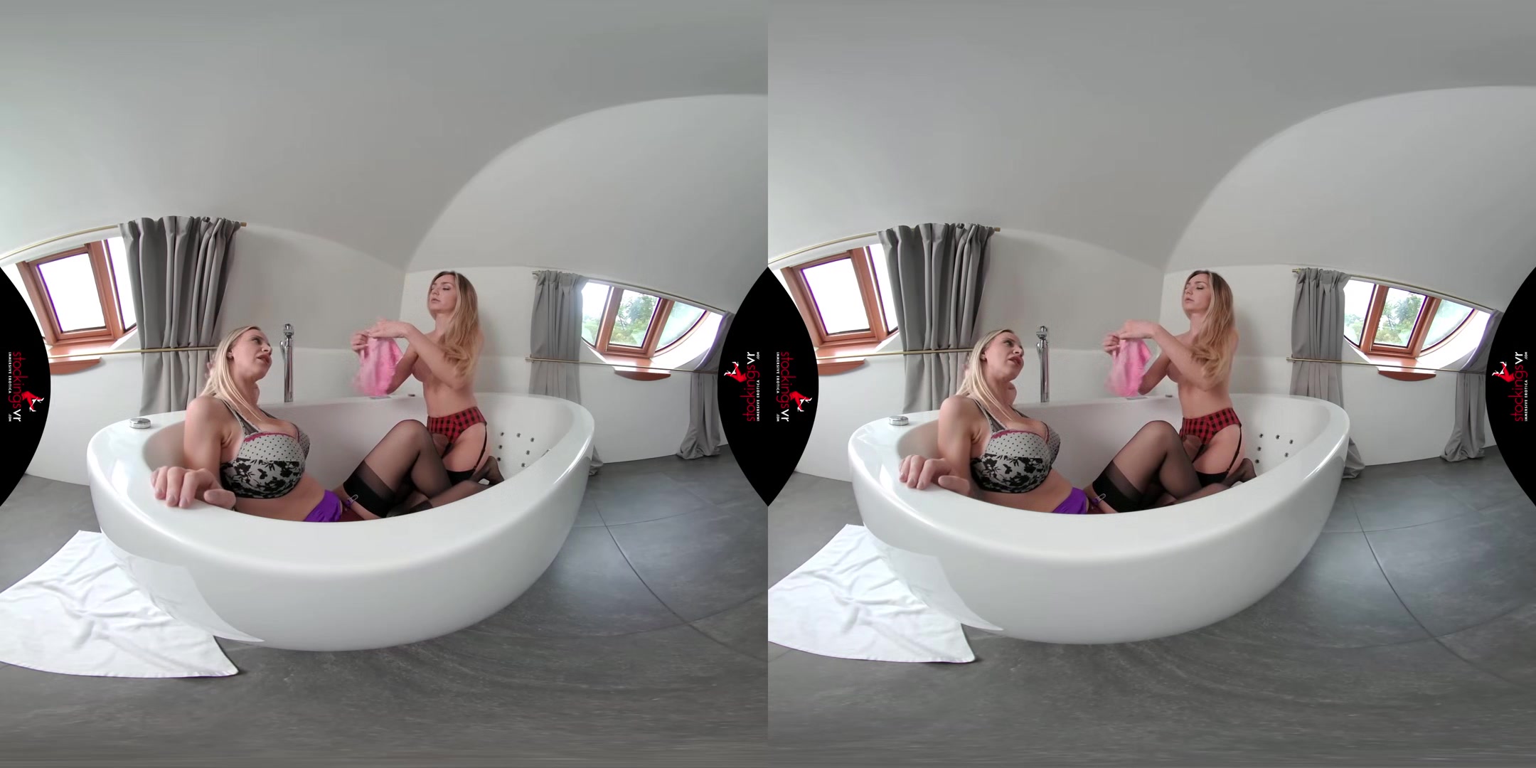 Dangerous when wet starring Victoria Puppy and Nathaly Cherie