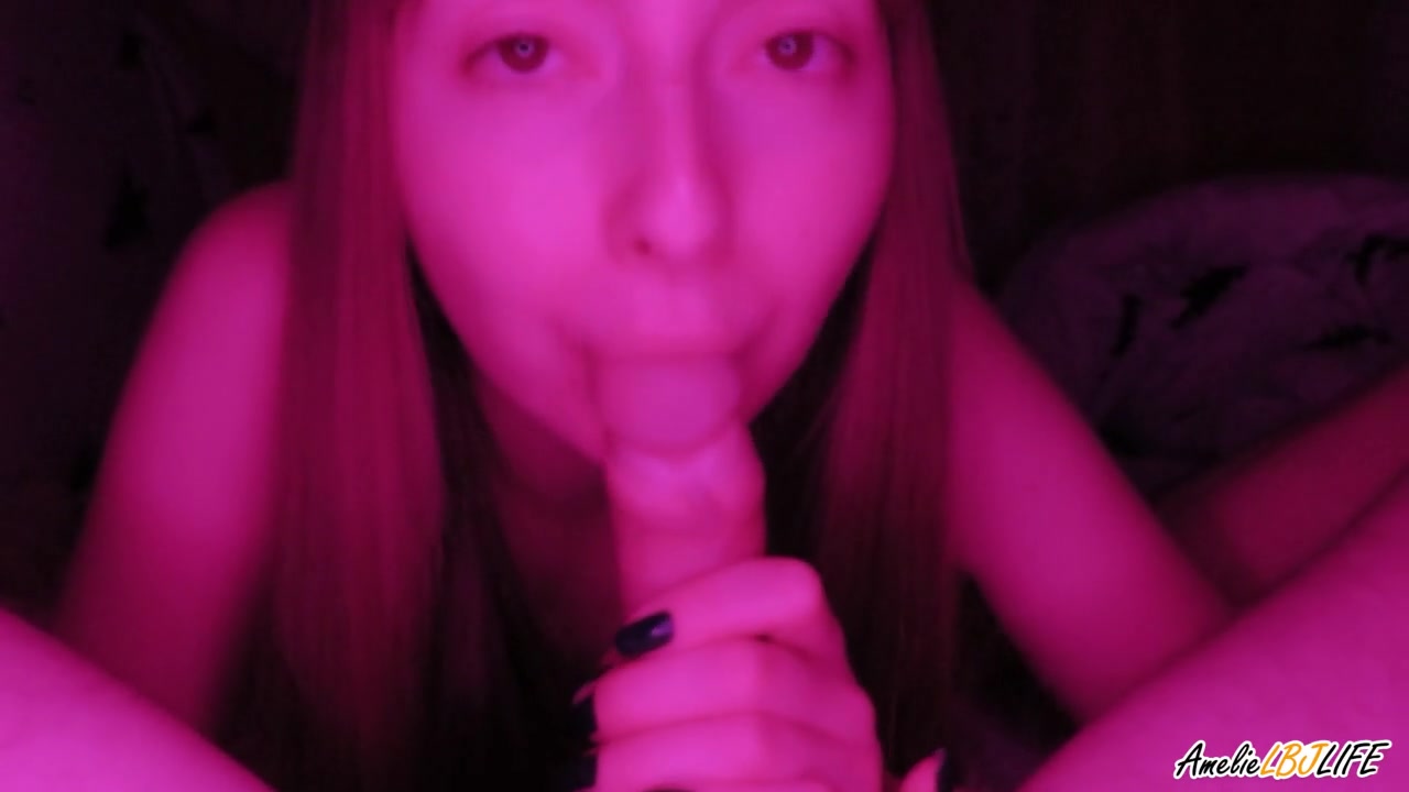 Girlfriend Sensually Sucks Classmate's Cock And Gets Hot Cum In Mouth