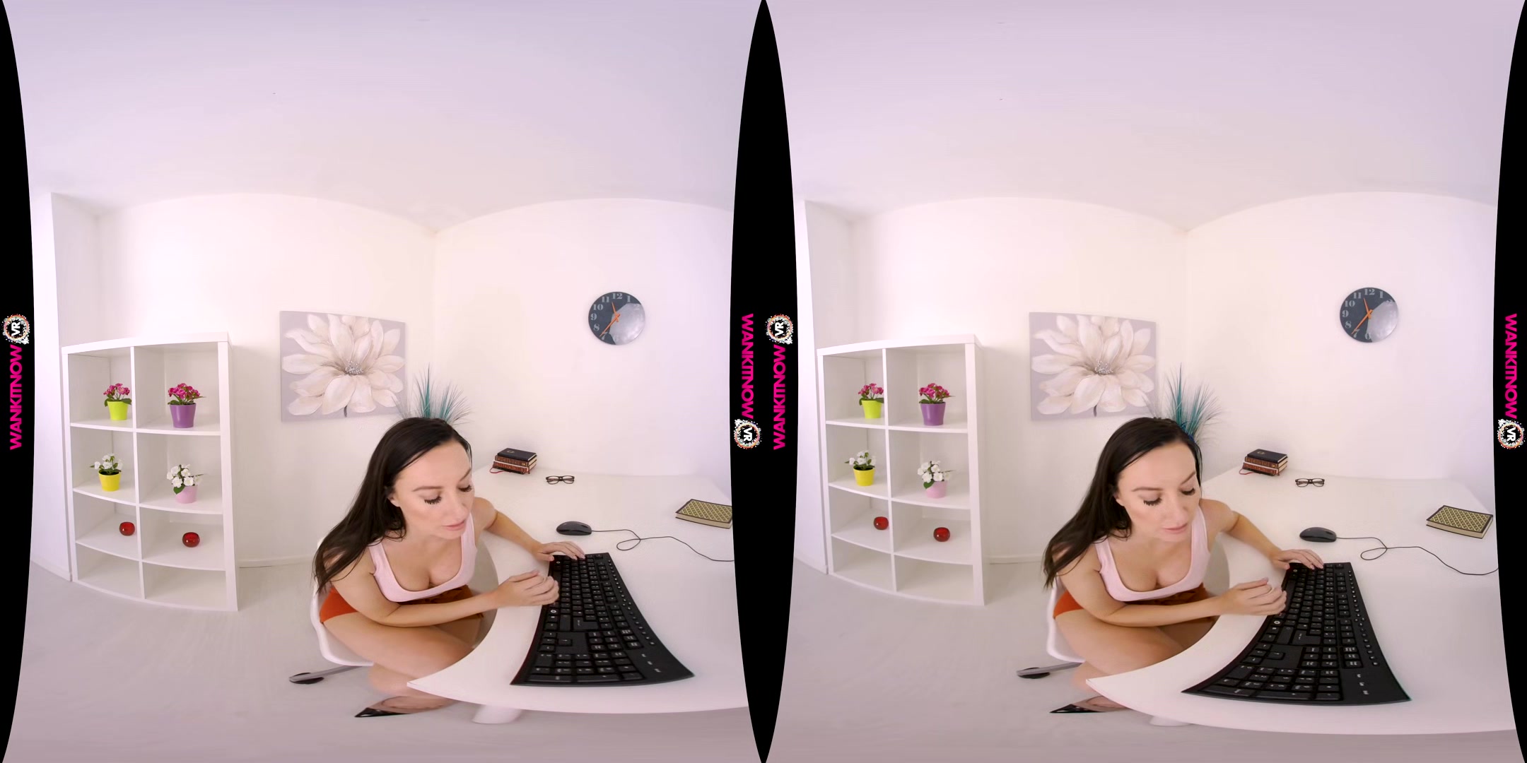 Wank For Work - Petite Brunette Fingering - Sexlikereal