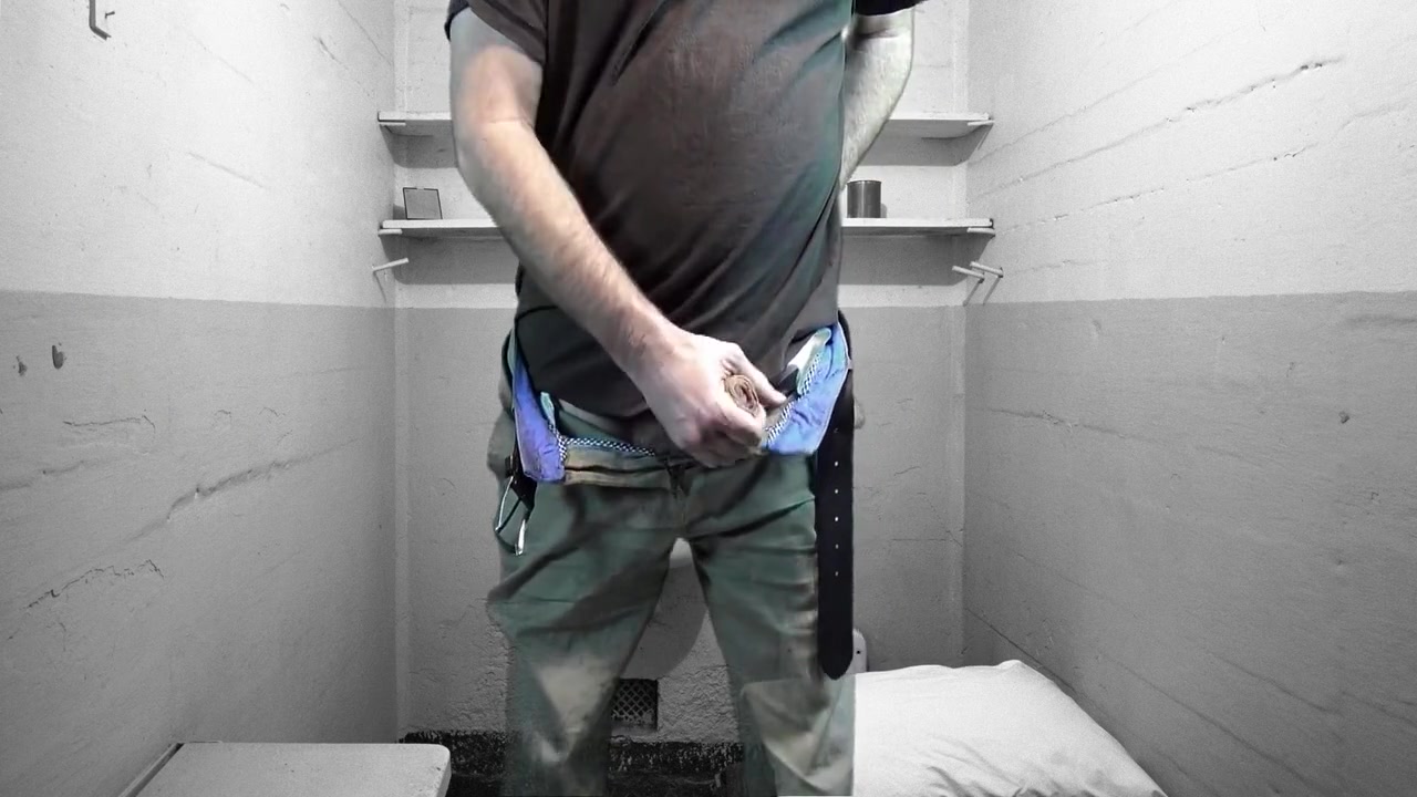 Horny Prisoner Masturbates To Cumshot fantasy Dirty Step daddy Video