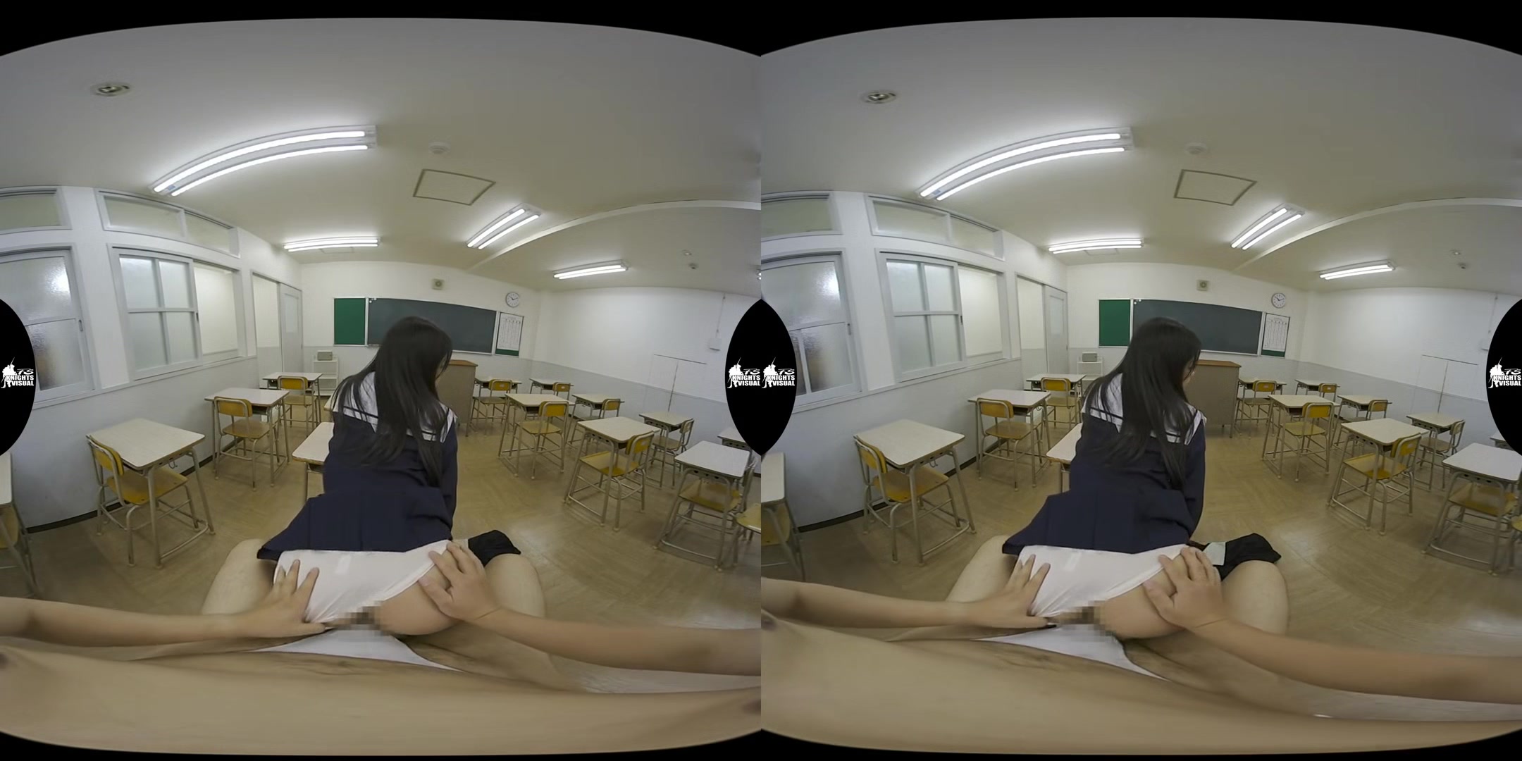 3DVR Excited for School; JAV Idol Schoolgirl Hardcore VR