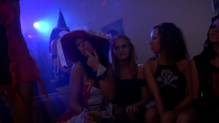 Halloween party turned into an fuckfest hard