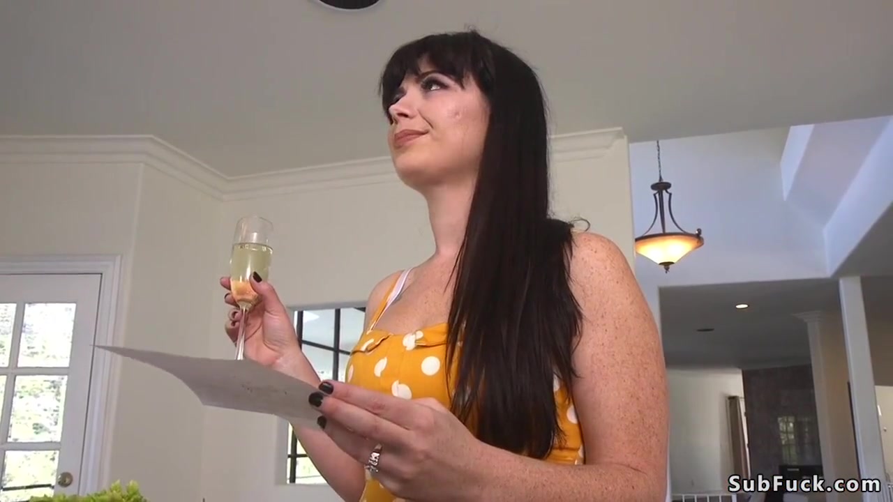 Brunette Bride Fuck With Interracial Gangbang