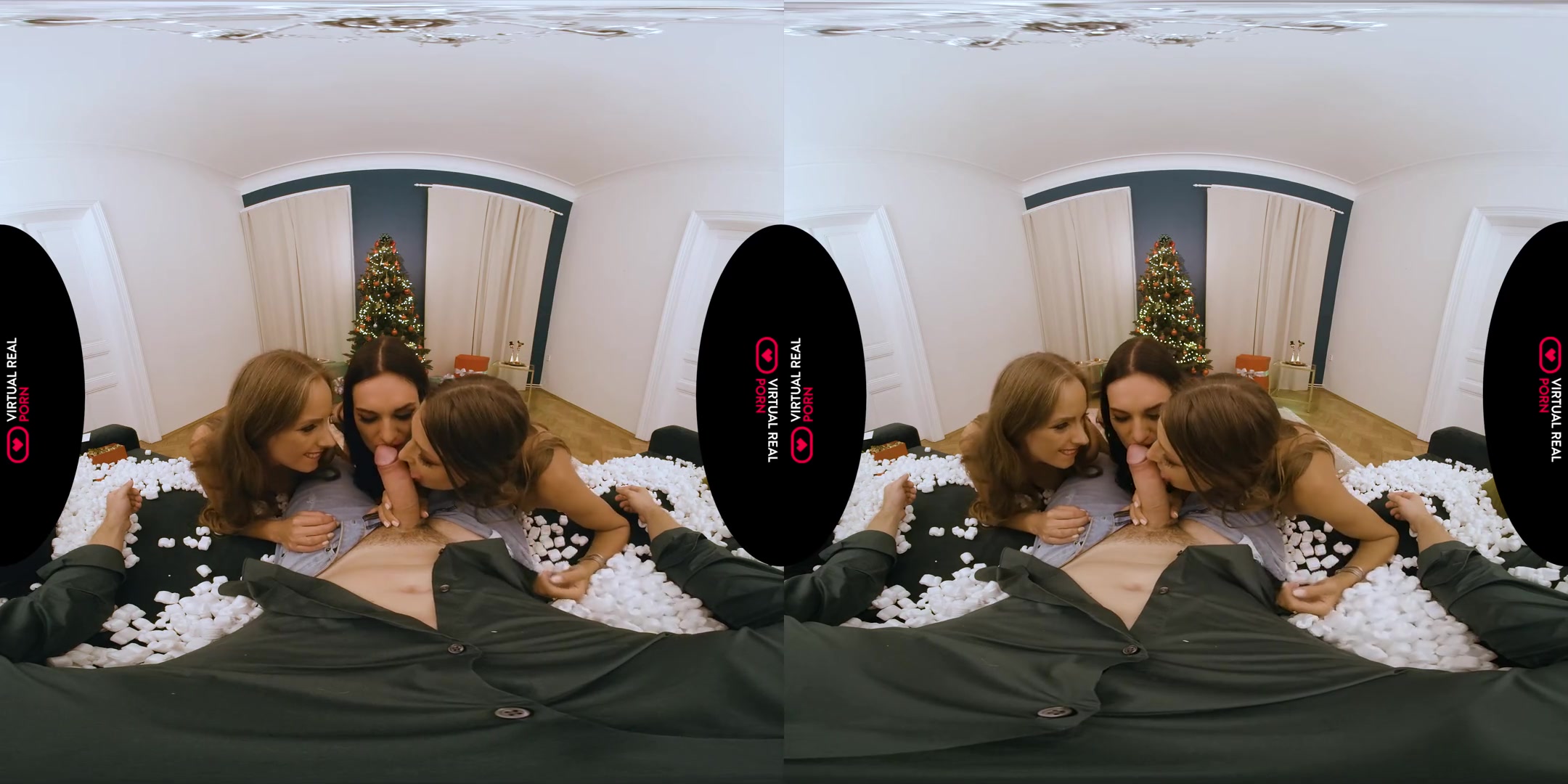 A Christmas Wish - Pornstar MFFF Foursome Group Sex Ultra High Quality HD VR
