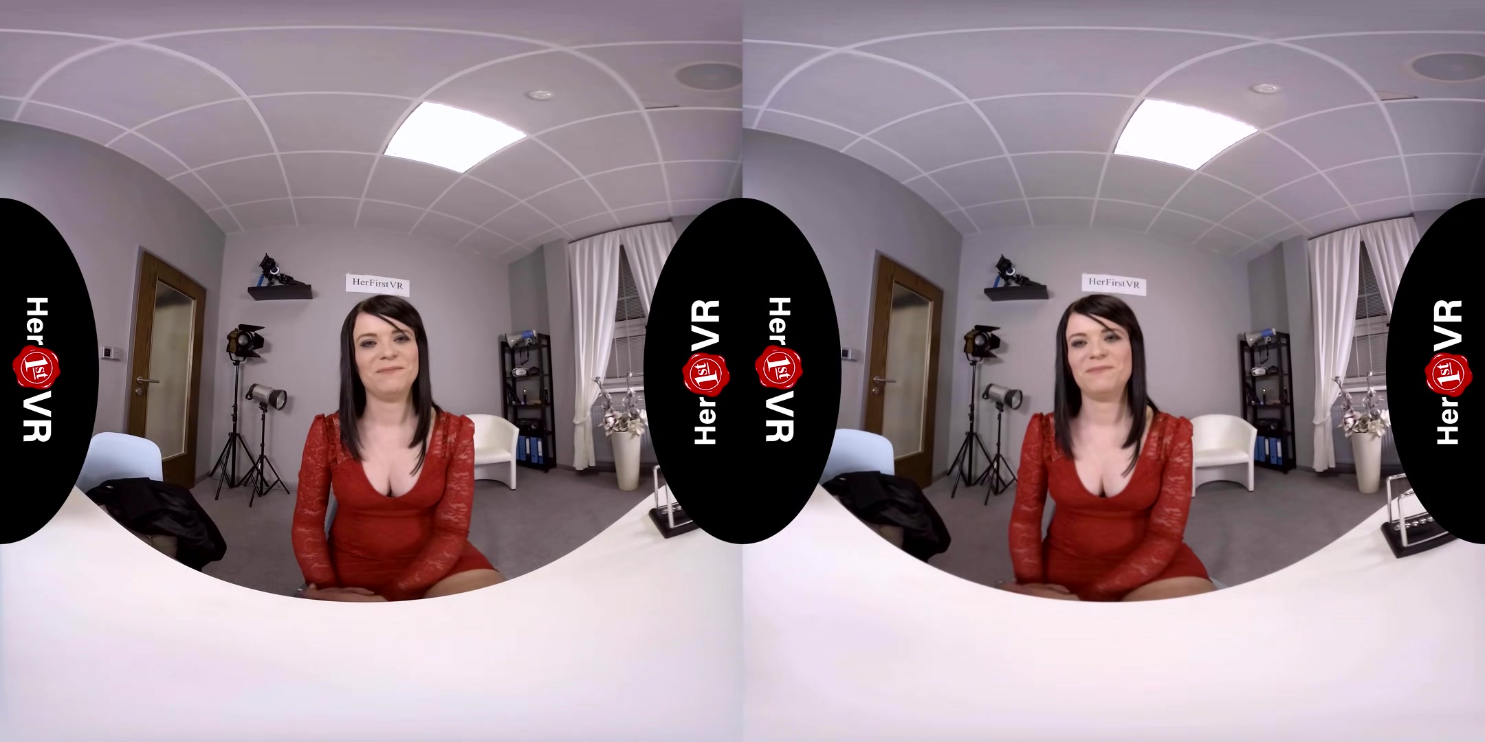 Lena King - First Vr Casting; Pale Brunette Casting