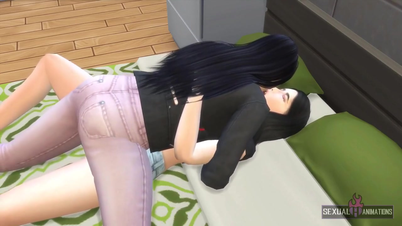 Two Horny Lesbian Girls Have Sex For Pleasure - Sexual Hot Animations