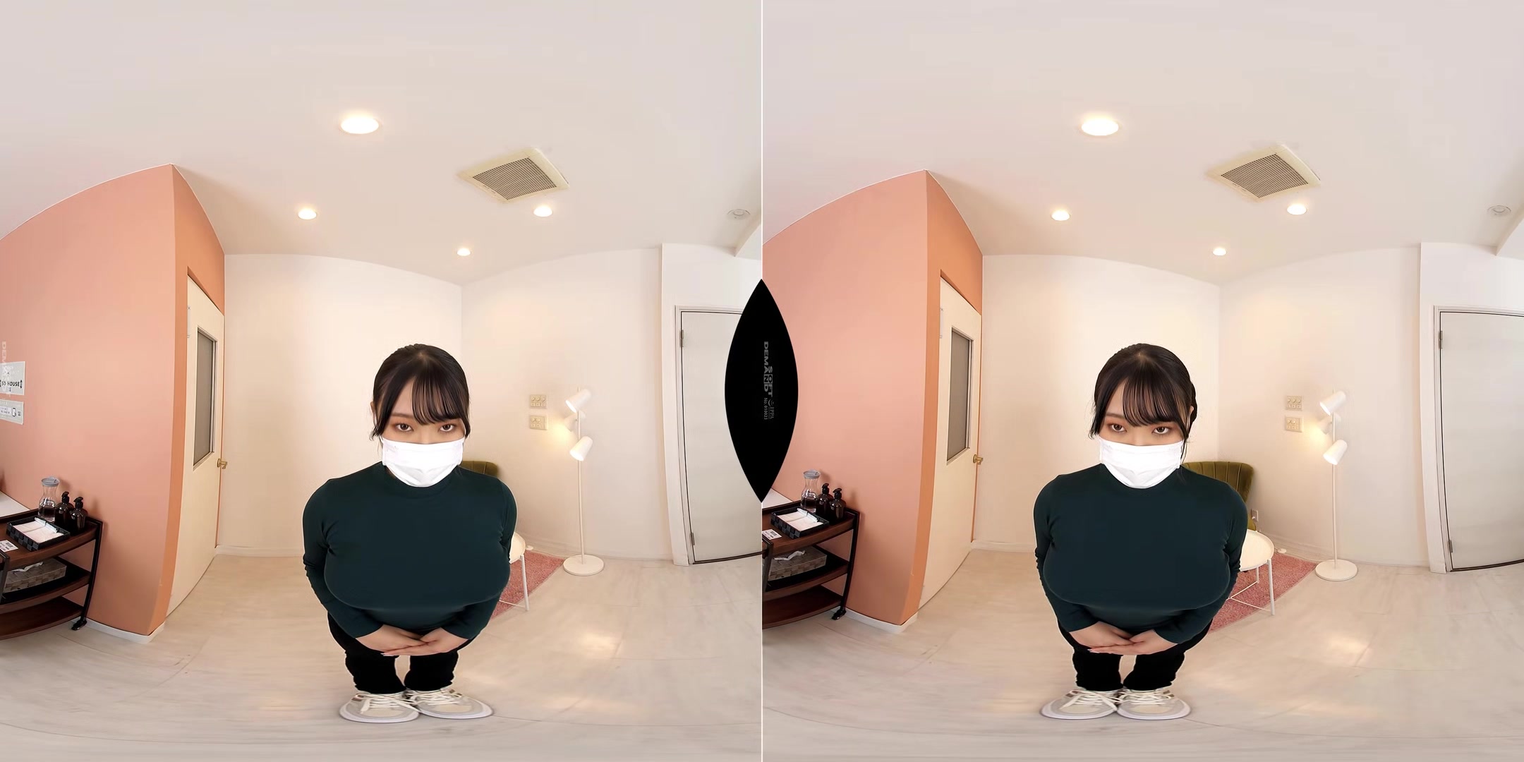 My Super Busty Masked Stylist Lets Me Have Sex With Her At Work