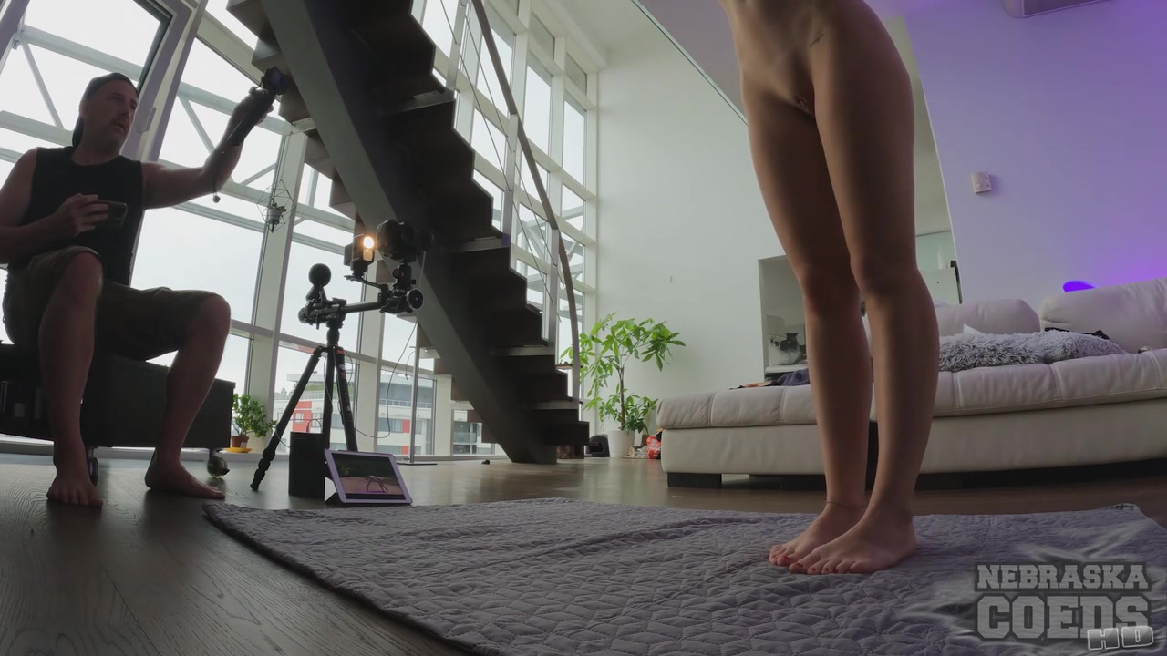 New Fresh Face Girl Kristina Does Yoga In The Nude Stretching Nubile teen 18+ Body