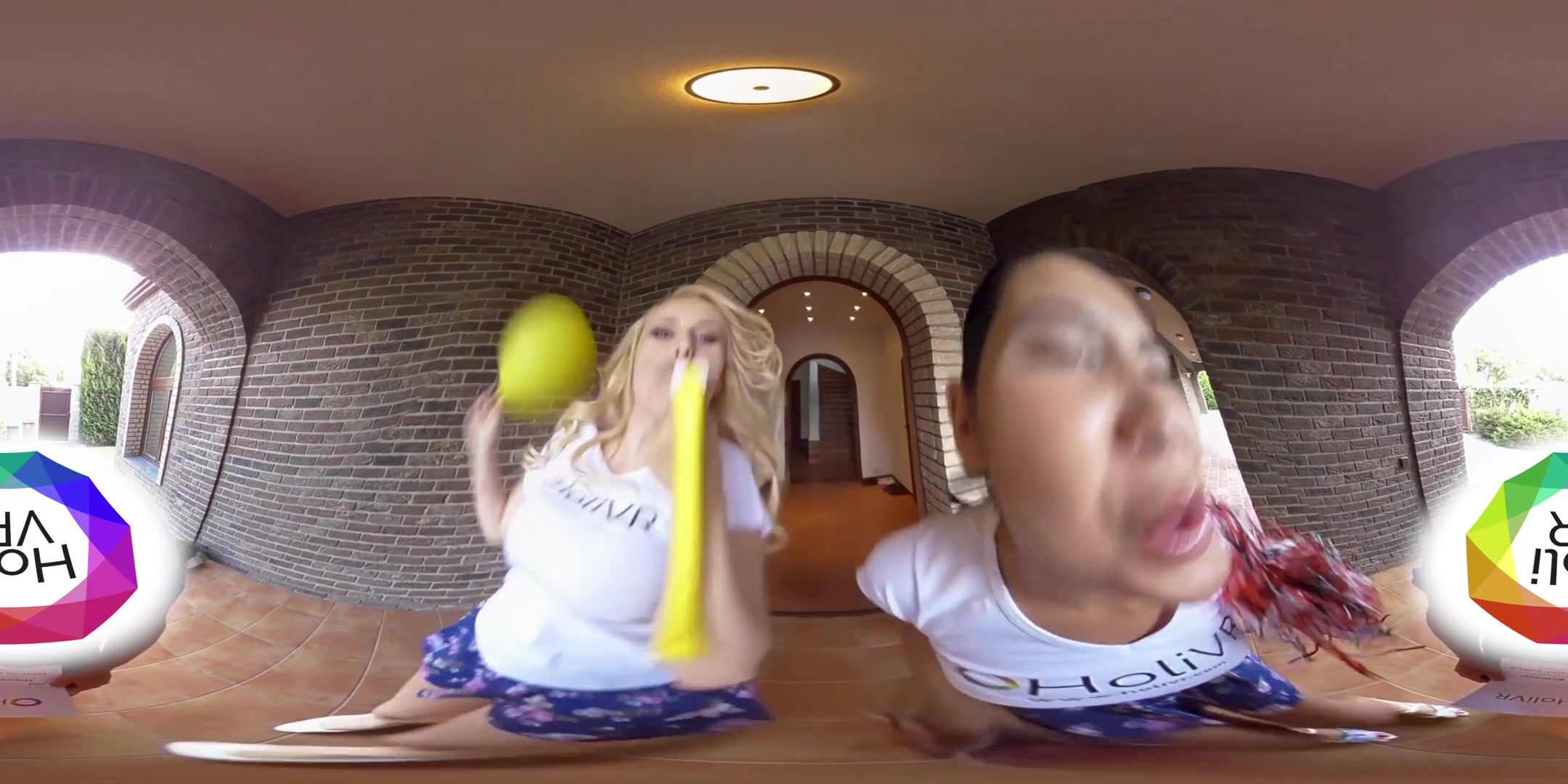 Lady Dee & Angel Wicky in Awesome Birthday 3Some - HoliVR