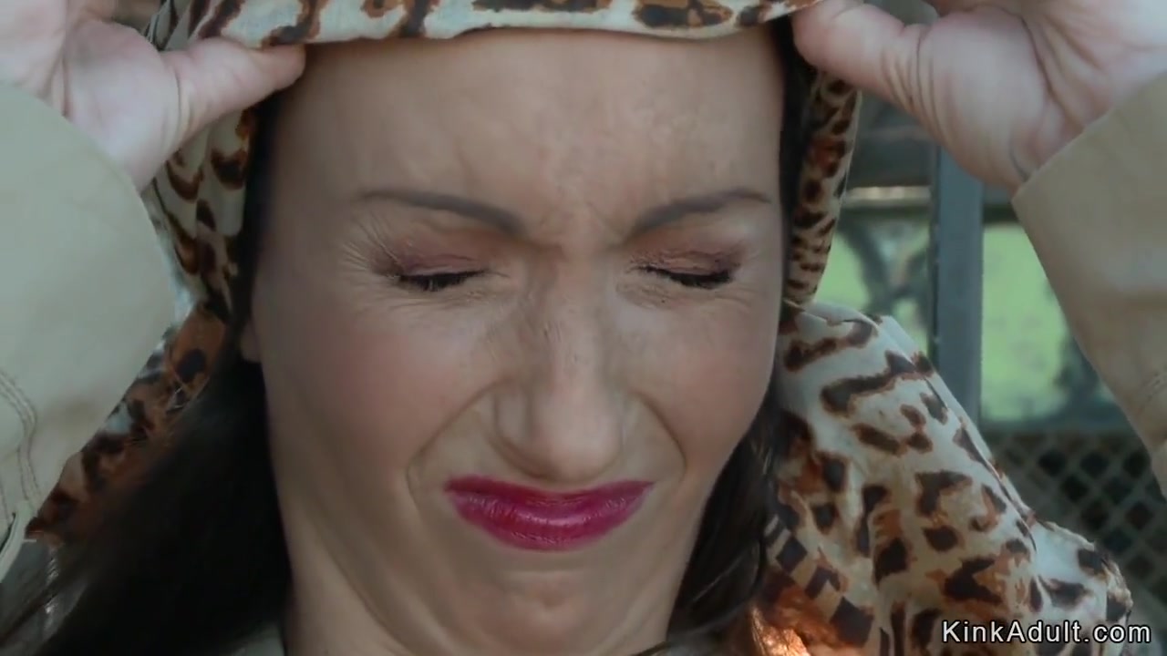 Brunette Mouth Fucked For Goods