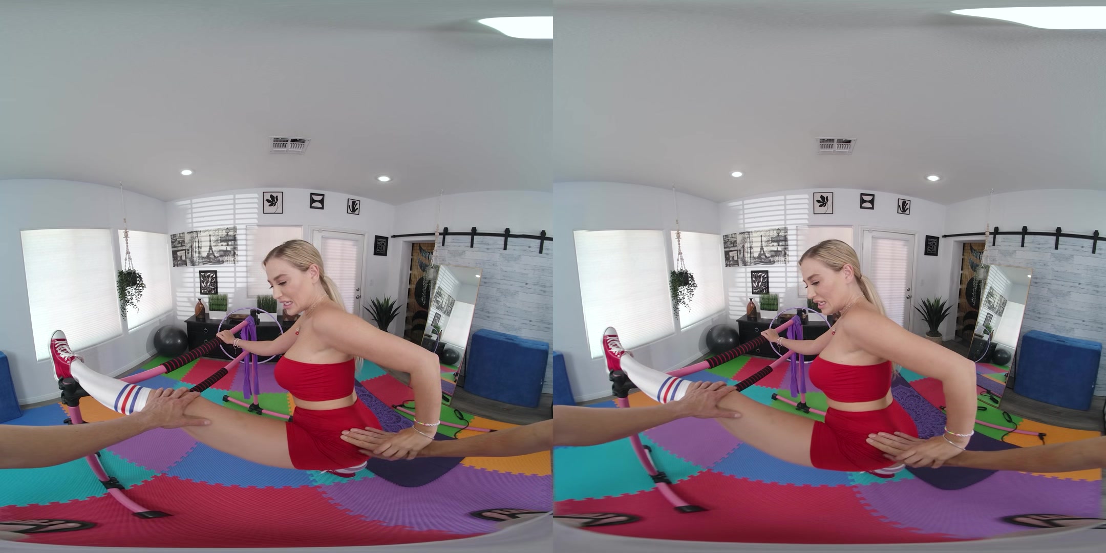 Stretching with Blake Blossom