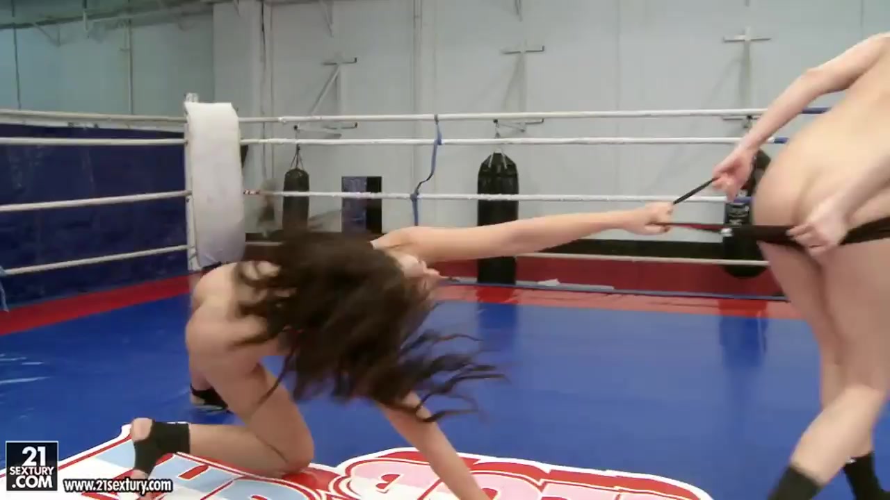 Blue Angel and Rio Lee having a fighting match to decide who is the best