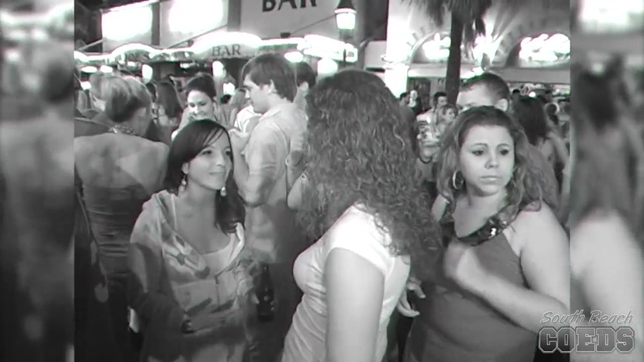 Booty Shake Competition At Gangsta Club Key West Then Spring Break Madness Cops Foam Party - SouthBeachCoeds
