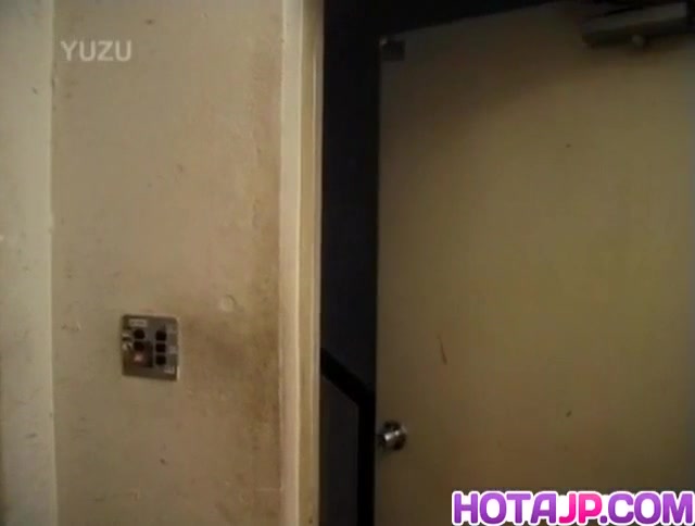 Yuko Tachibana has cum pouring from mouth after sucking boner