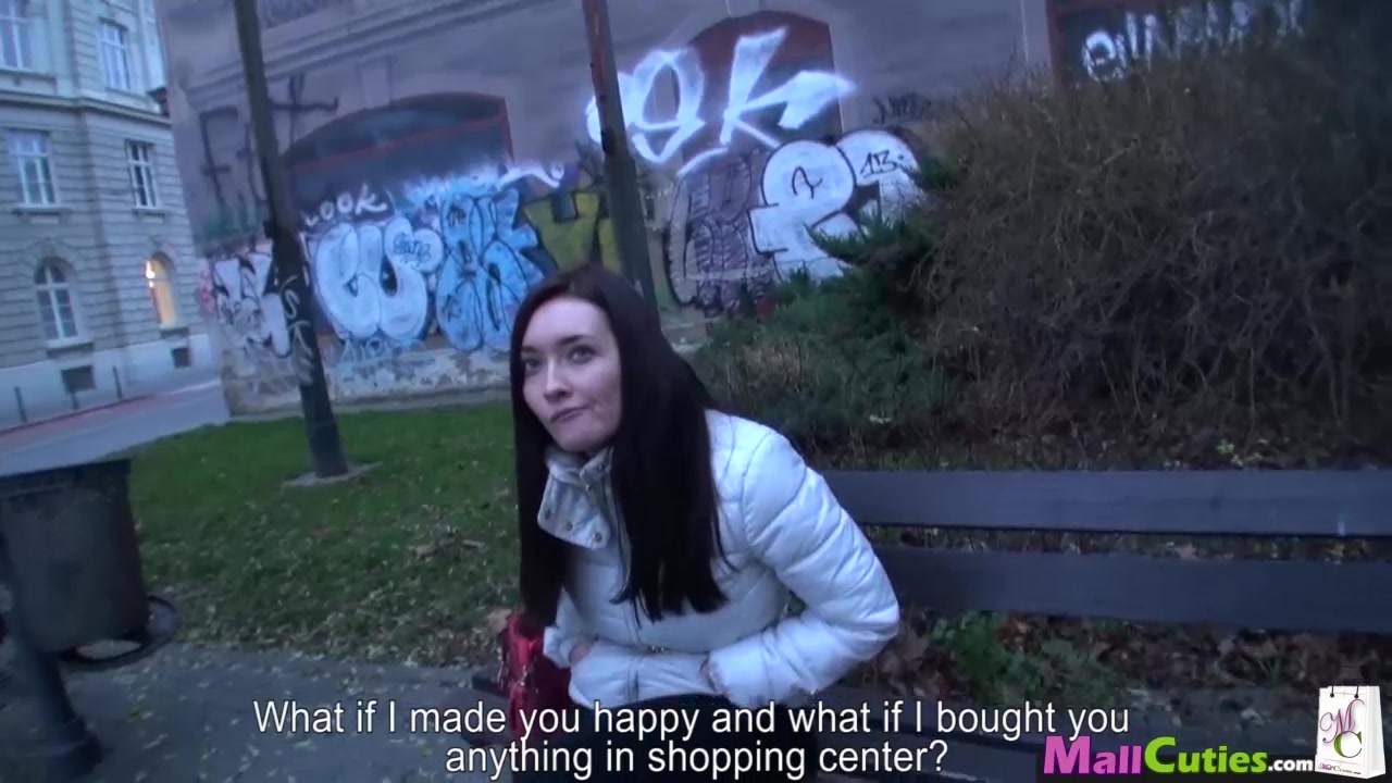 MallCuties nice brunette girl is fucking for jacket