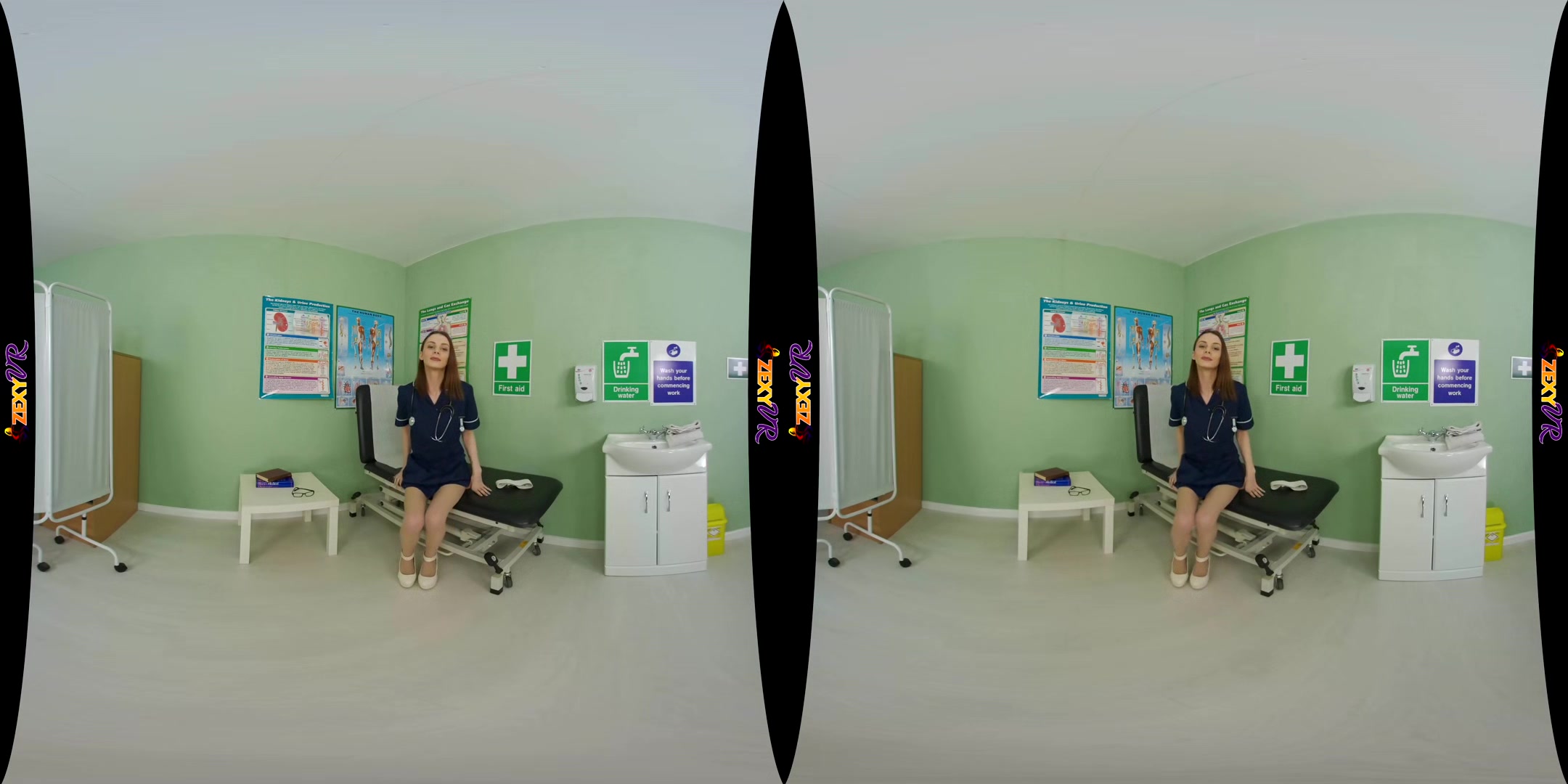 Back To Health - Hot Redhead Solo Vr Striptease