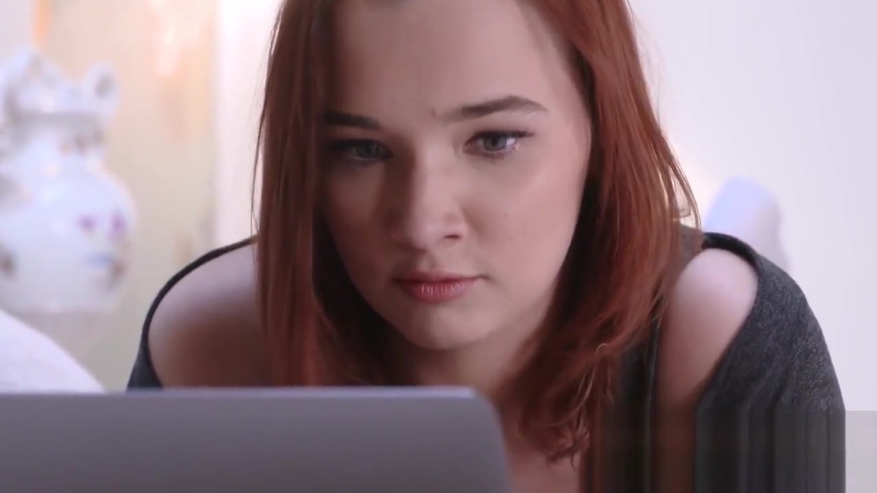 HOT REDHEAD teen 18+ gets her small pussy pounded HARDCORE