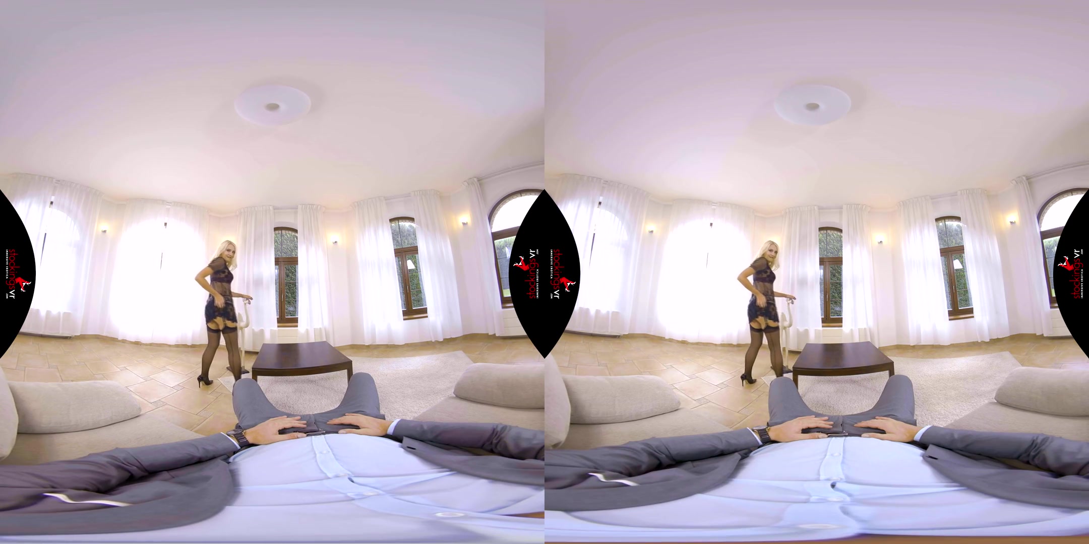 Lowdown and Dirty - Gorgeous Blonde Bombshell Solo Striptease and Blowjob