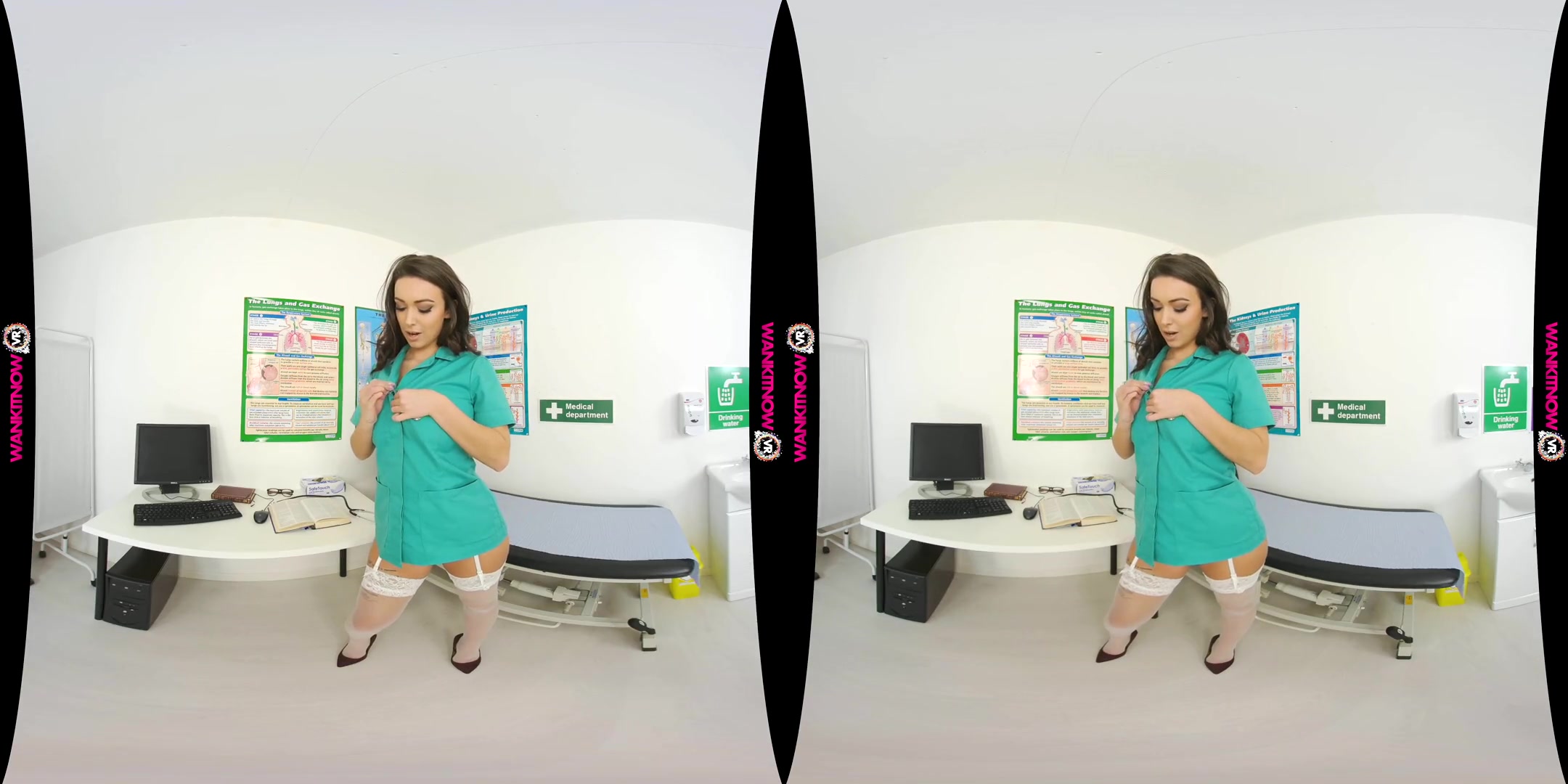 Jerk Off Instructions - Big Tit British Brunette Solo JOI