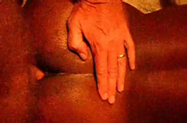 Slut was playing with dildo, after her boy came and rammed her