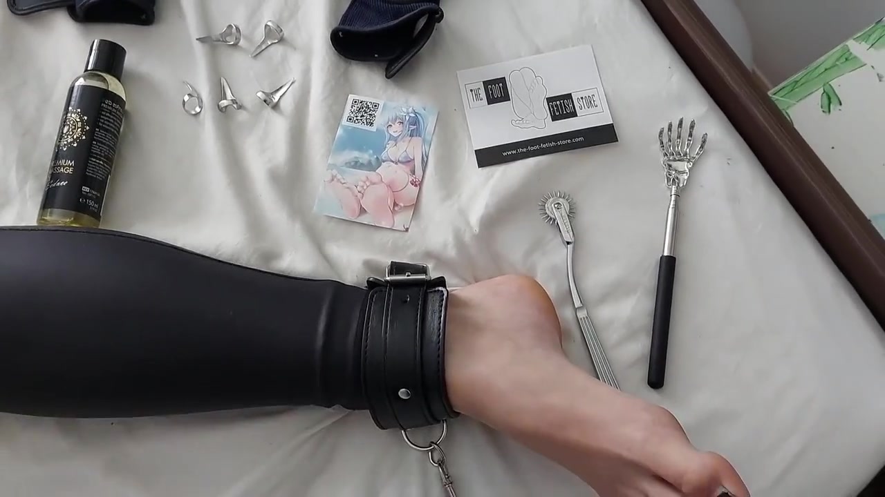Tickle Torture For Scarlett - Tickle Toy Testing From The Foot Fetish Store sextoy Testing