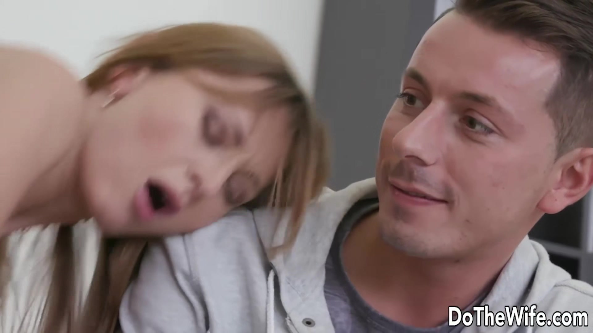 Hot Wife Luca Bella Enjoys Jumping on a Dick While Her Cuck Watches