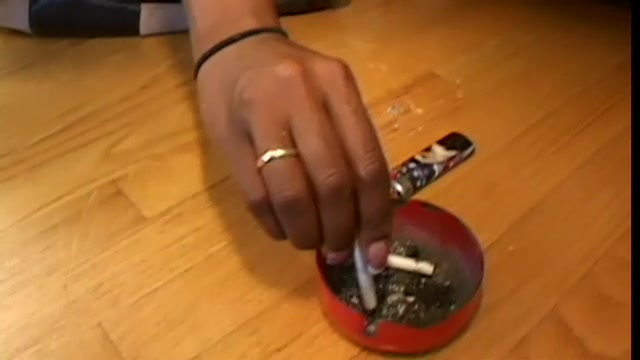 Smoking Black Babe Giving Head