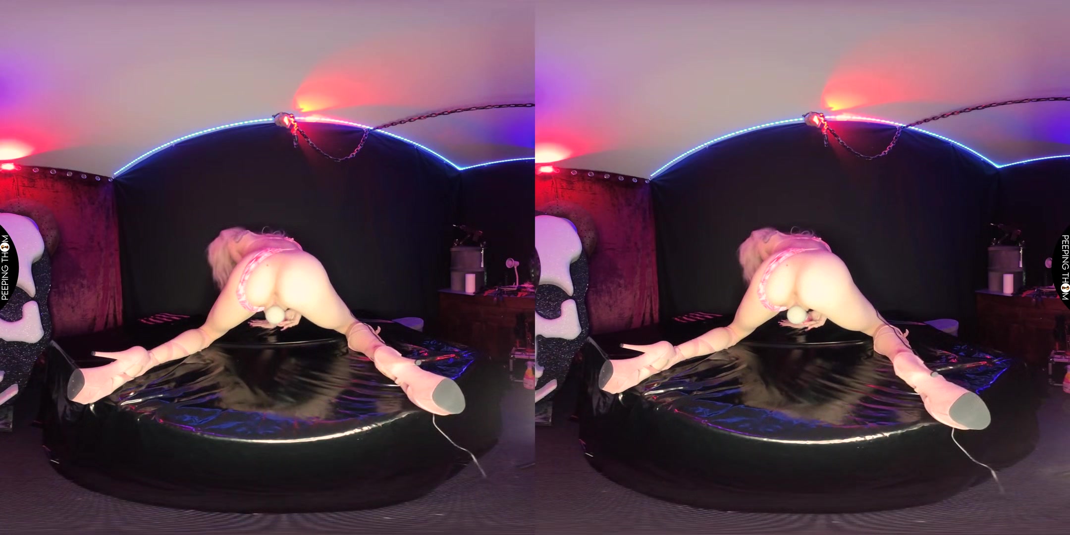 Dark Room Squirt; Striptease and Solo Masturbation with Angel Rae Doll