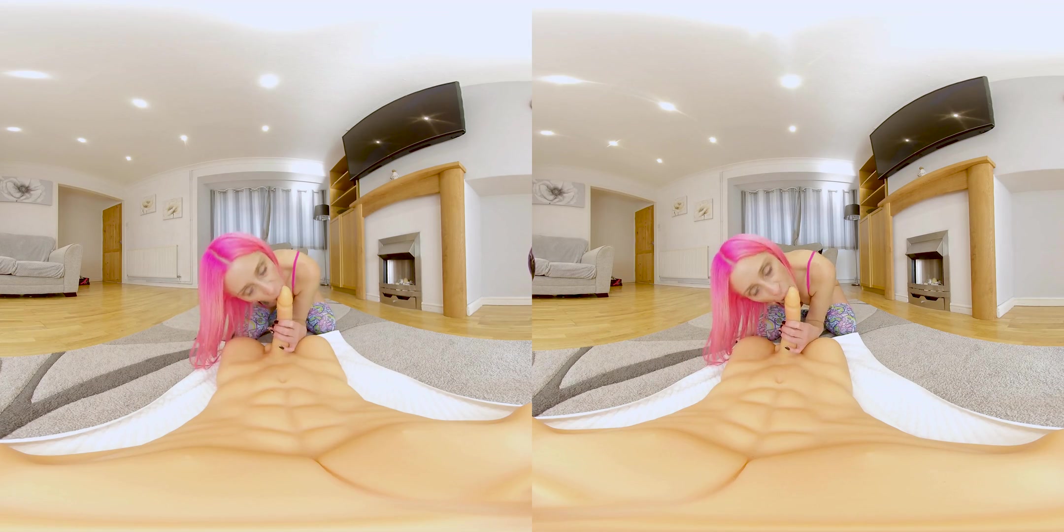 Roxy Lace, Fucking Rewards - Shaved Pink Hair teen 18+ Riding