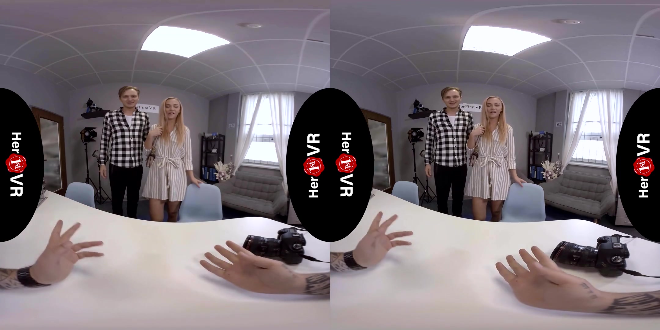 Jenny Wild - VR Casting; Sexy Blonde Amateur First Timer