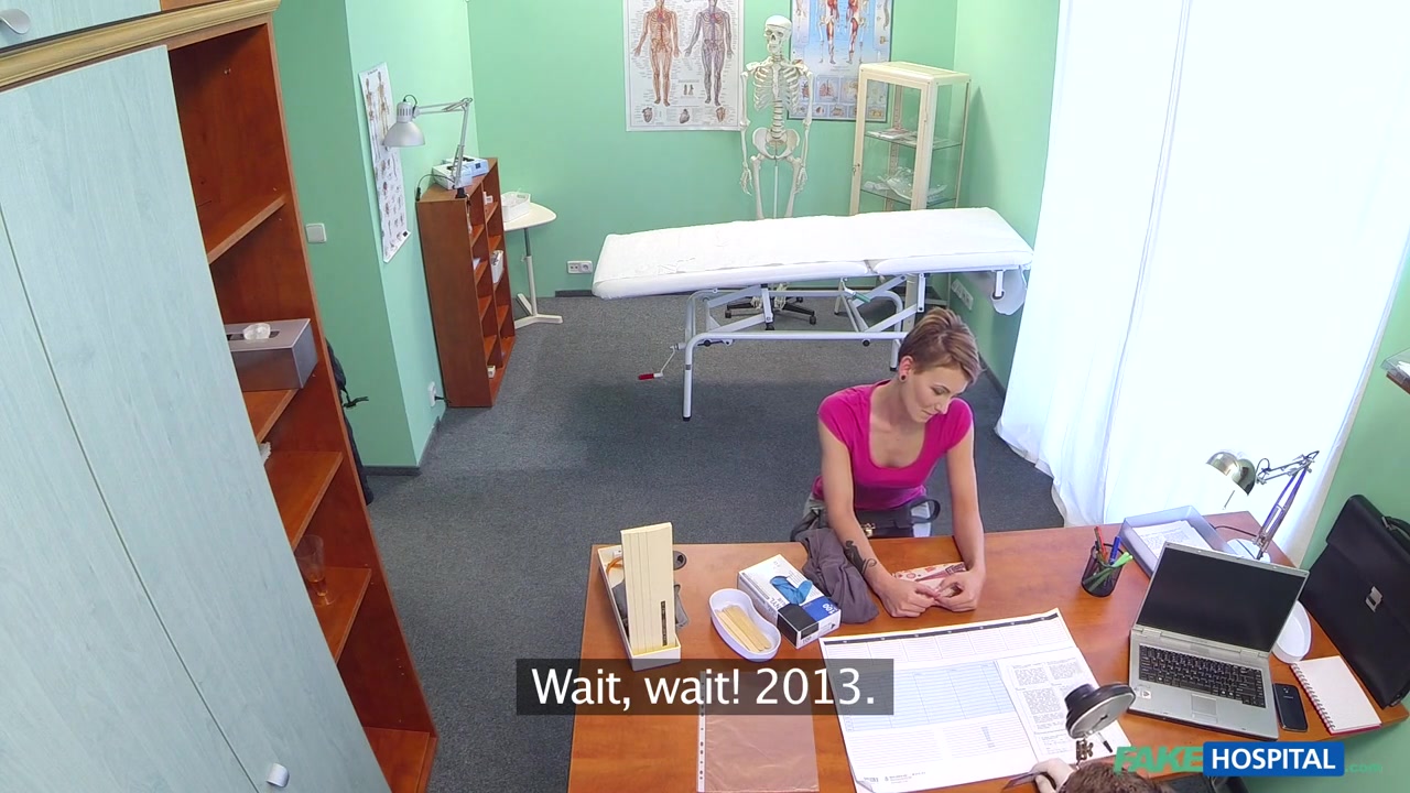 Bella in Pretty sexy model cums for tattoo removal - FakeHospital