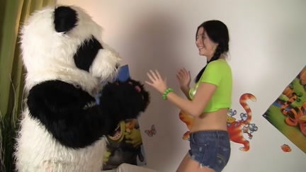 party with a teddy bear over sexy sex