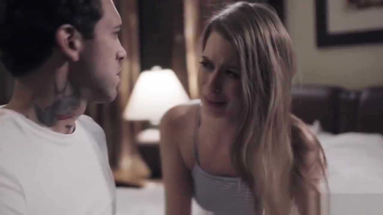 Step brother discovers that stepsister is fucking his Step dad