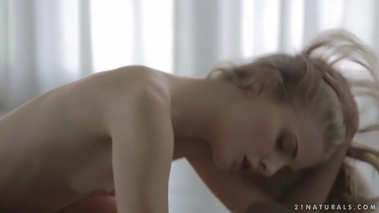 Skinny blonde teen 18+ in sensual sex