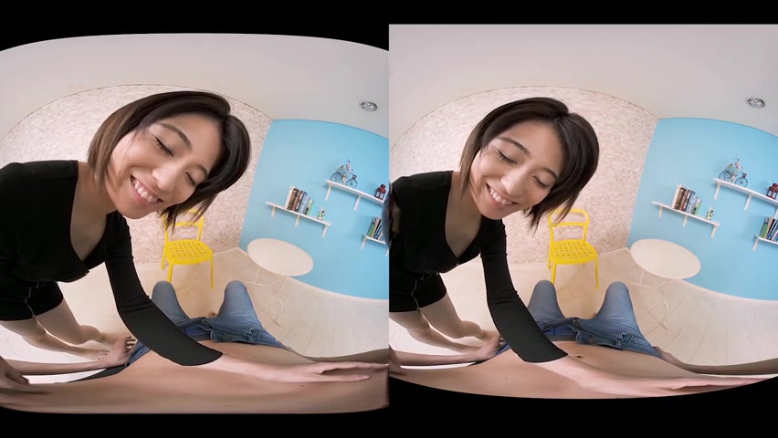 Ema Kato [VR] When she whispers in your ear, you can't stop being horny! - Caribbeancom