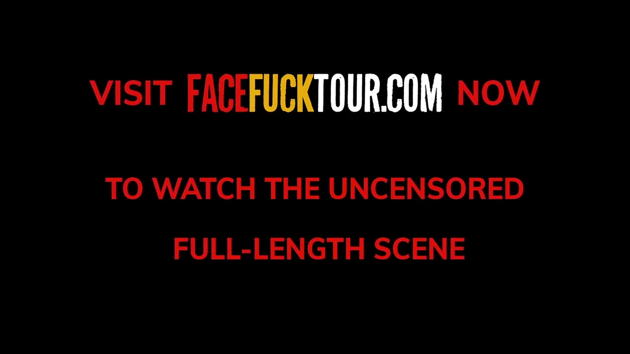Big Tits Teen 18+ Enjoys Rough Drooling Blowjob On Her Knees