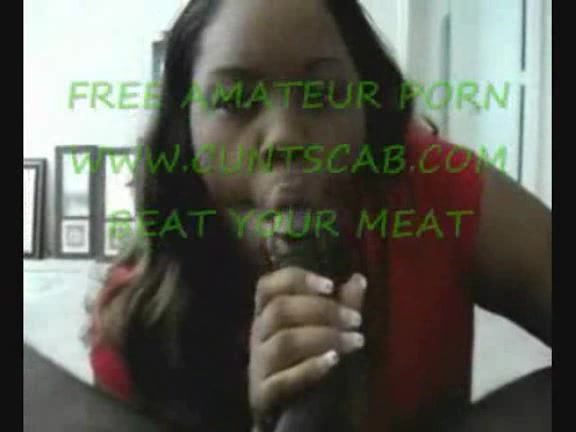 Big Ebony wench has perfect hobby by my opinion