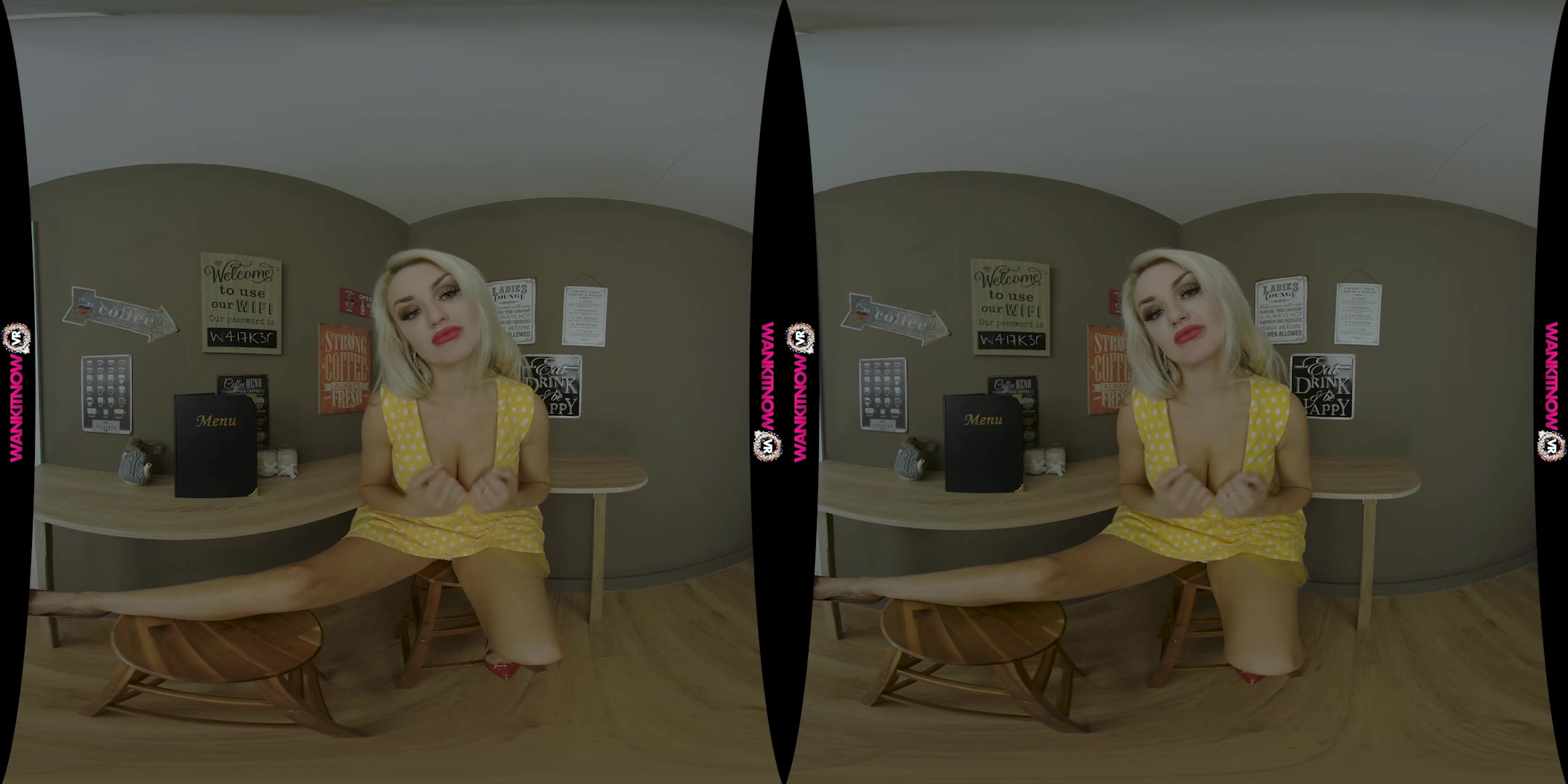 Cum For Coffee featuring Ashley Jay - WankitNowVR